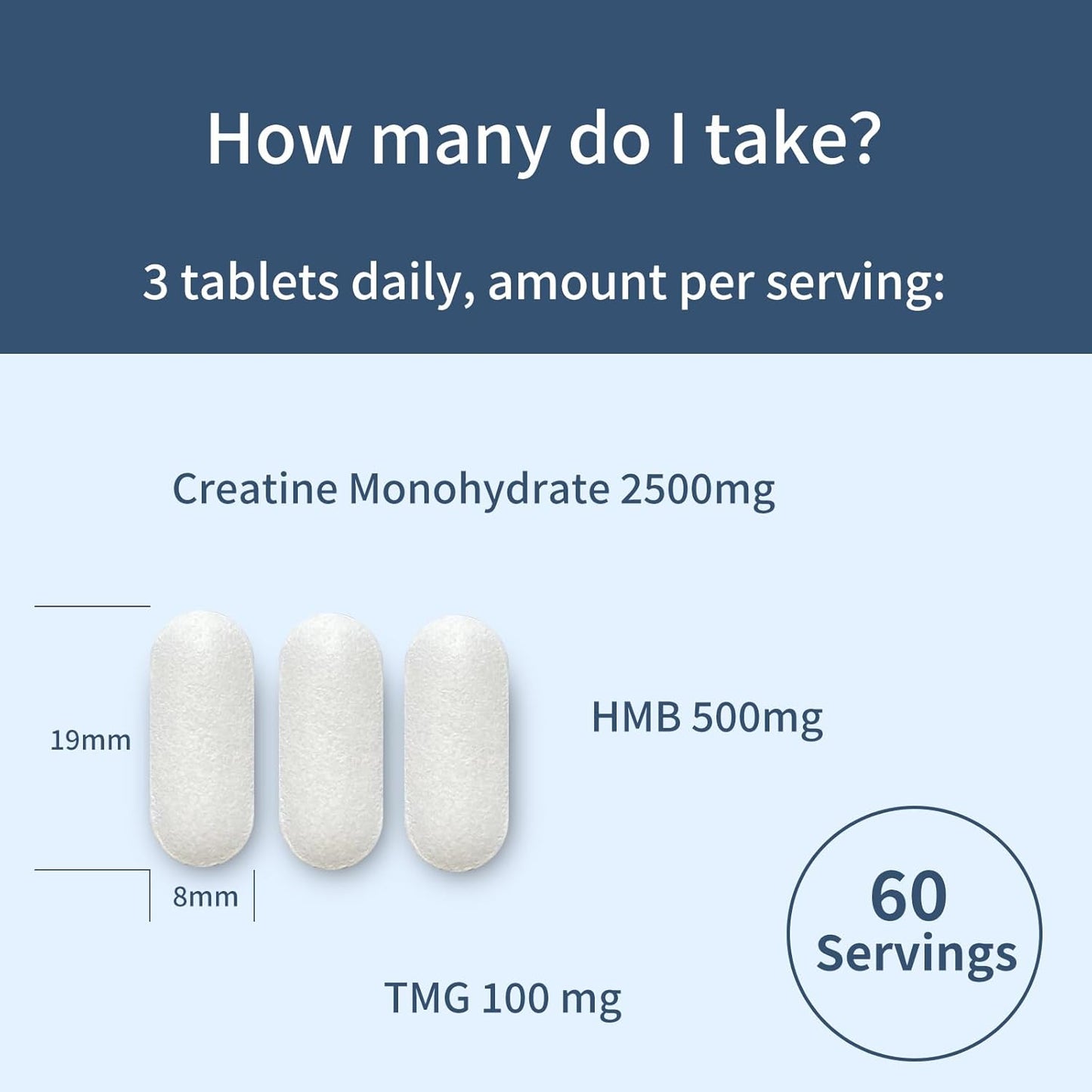 Youthvita Micronized Creatine Monohydrate Tablets with HMB & TMG for Muscle Growth and Recovery - 180 Count