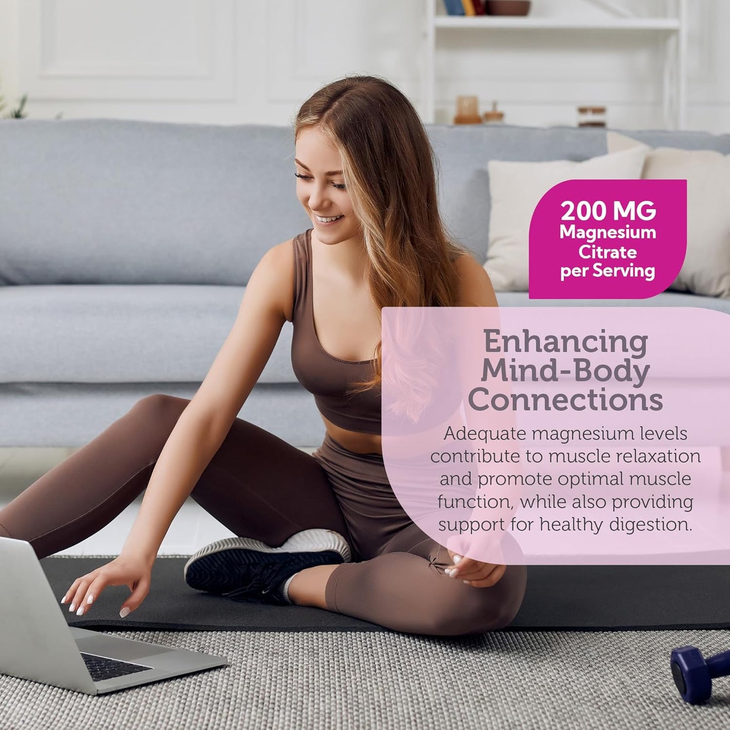 Zahler 200 mg Magnesium Capsules - 60 Count, Certified Kosher Bioactive Citrate, Max Absorption, Natural Mineral for Men & Women - Top Magnesium Supplement