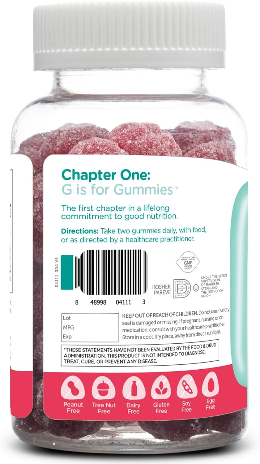 Zahler Chapter One Magnesium Gummies for Kids & Adults - Natural Calm Citrate Supplement - Bone, Muscle, Mood Support - Kosher - 3 Flavors