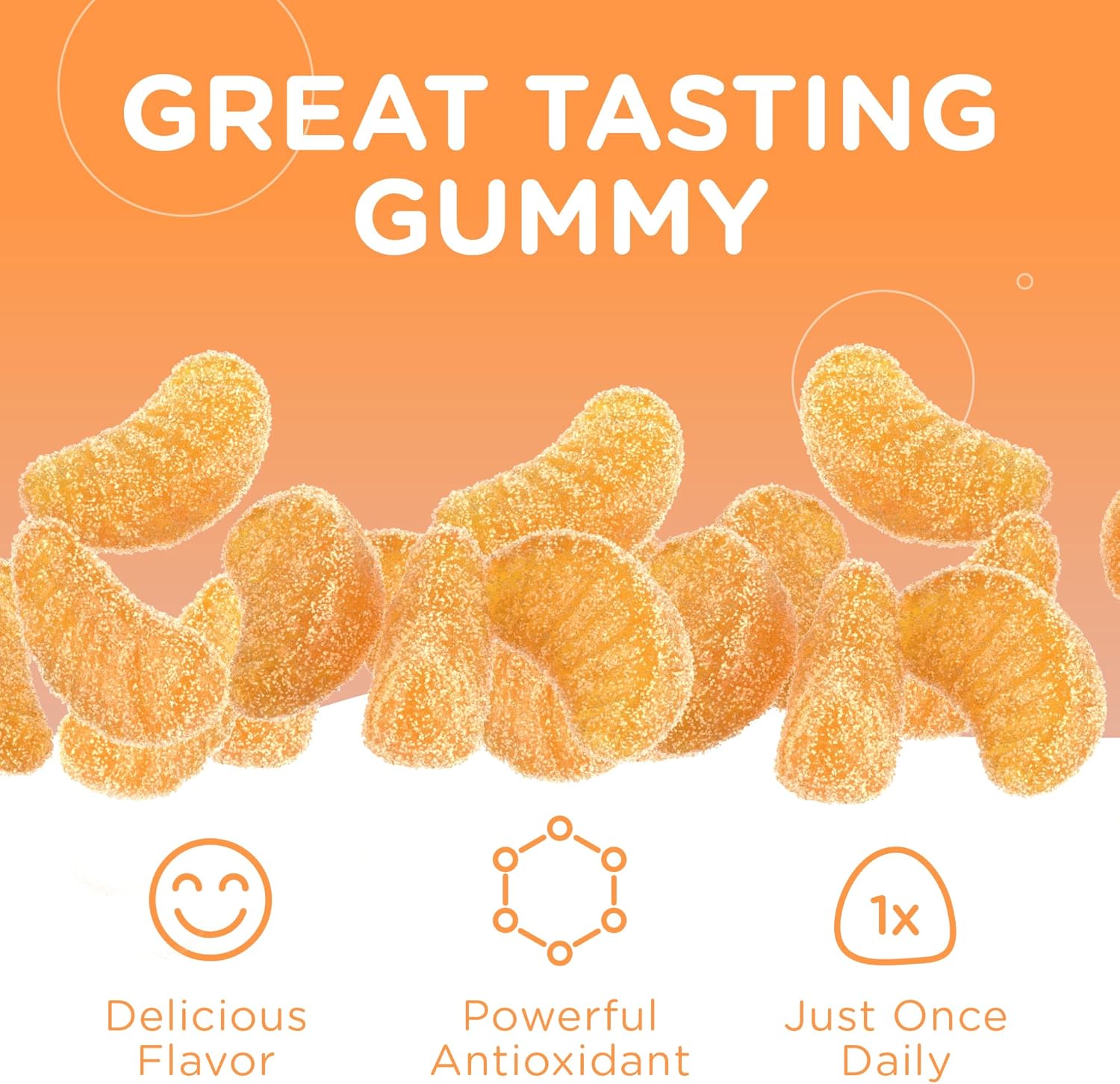 Zahler Chapter One Vitamin C Gummies - 125mg (60 Flavored Gummies) Kosher Certified Chewable Vitamin C for Adults & Kids