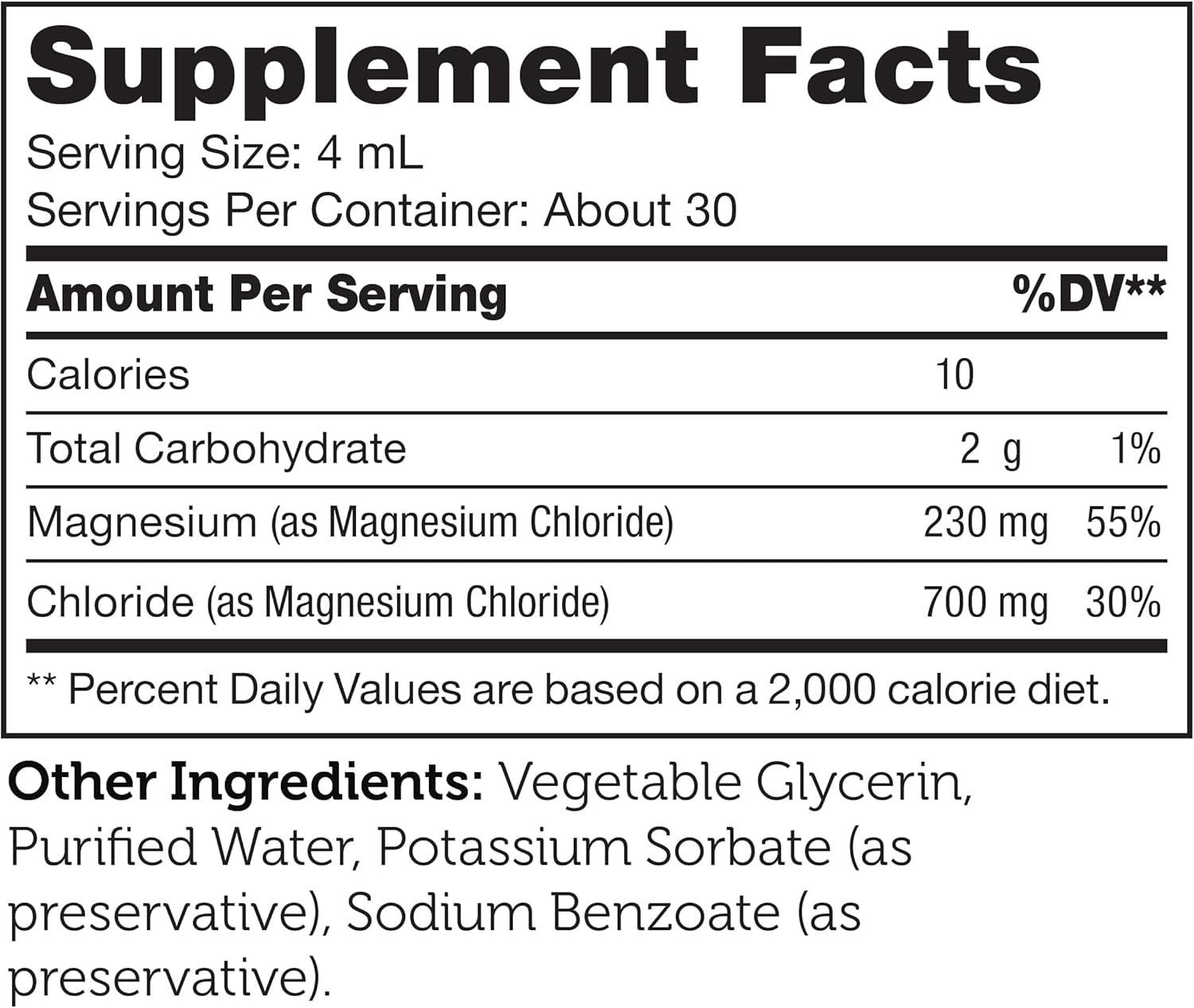 Zahler Liquid Magnesium Chloride Drops - Super Strength Muscle & Calming Support - Unflavored Supplement for Women and Men - Kosher Non-GMO Gluten Free Vegetarian Formula - 4 fl oz