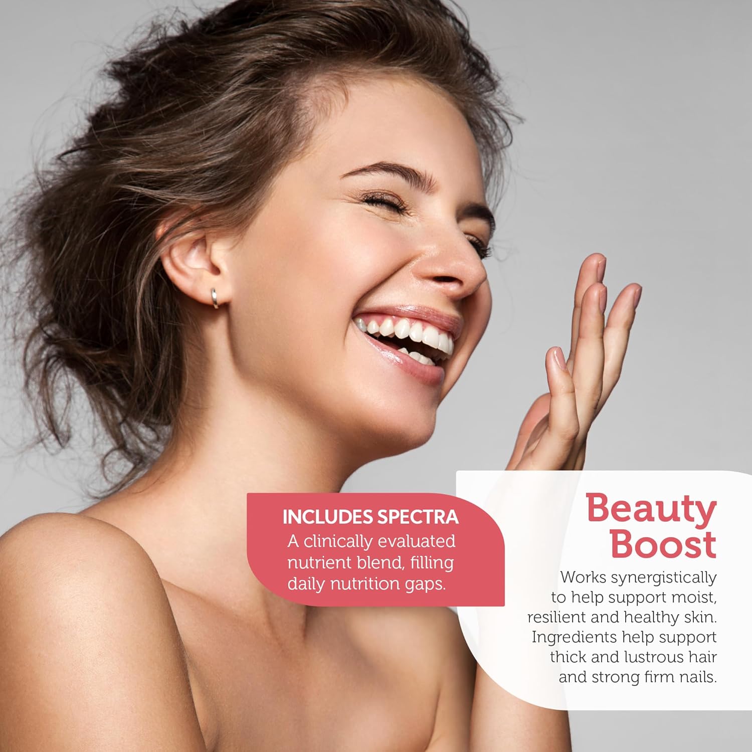 Zahler Multivitamin Beauty Capsules with Iron for Women and Men - Daily Skin, Hair, and Nails Support - Certified Kosher - 60 Count