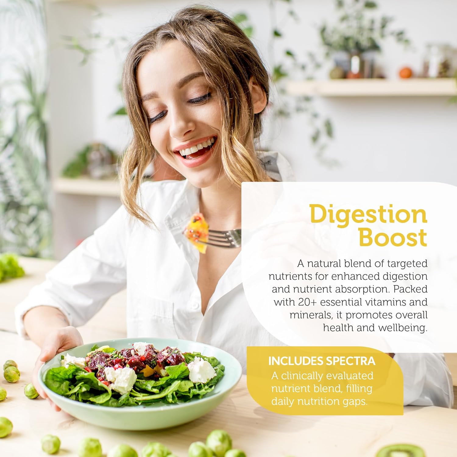 Zahler Multivitamin Capsules with Probiotics for Digestive Health - Kosher Gut Health Support for Men and Women - Probiotic Digestion Pills