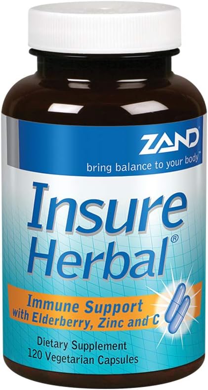 Zand Insure Immune Support Supplement - 120 Capsules for Healthy Immune System