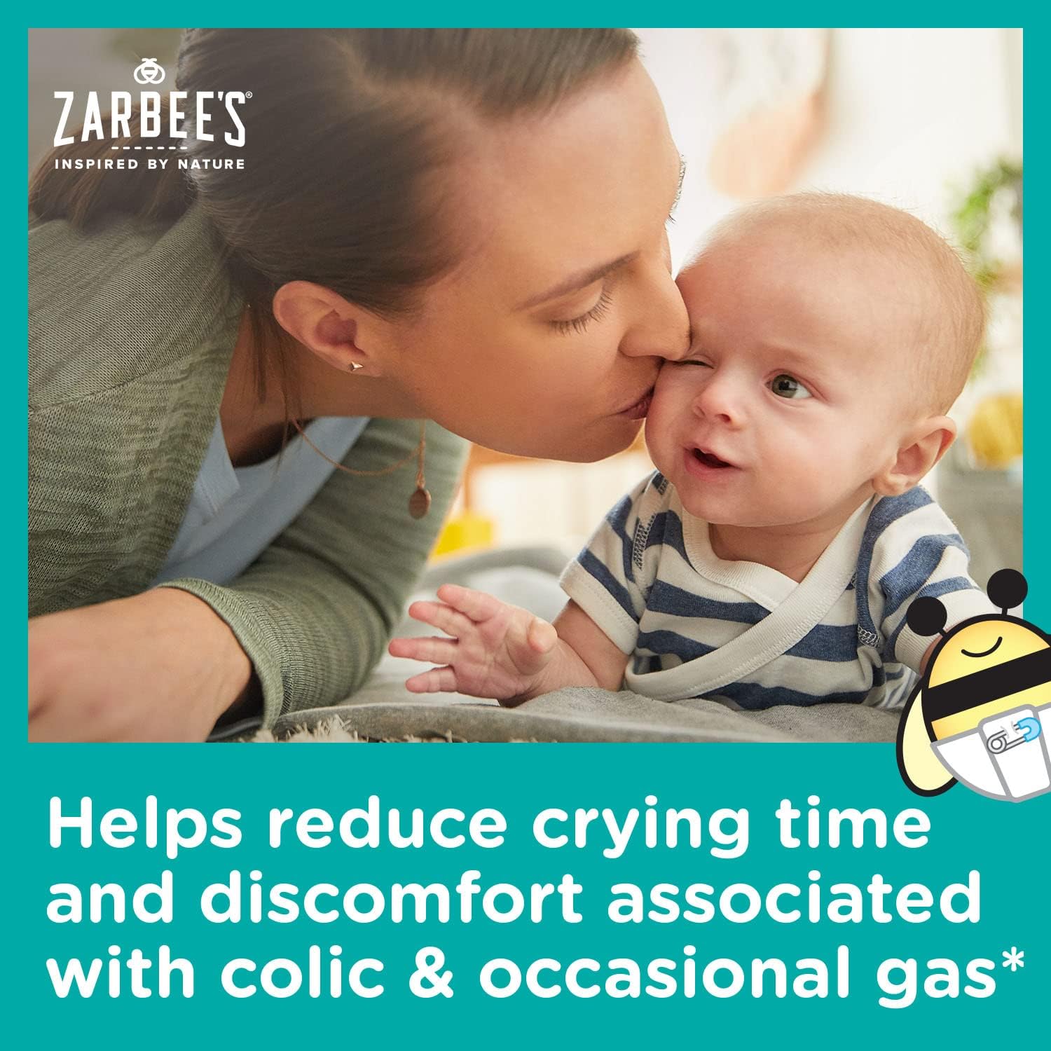 Zarbee's Baby Probiotic Drops for Digestive and Immune Support, Suitable for Newborn Infants and Up, 0.27 Fl Oz