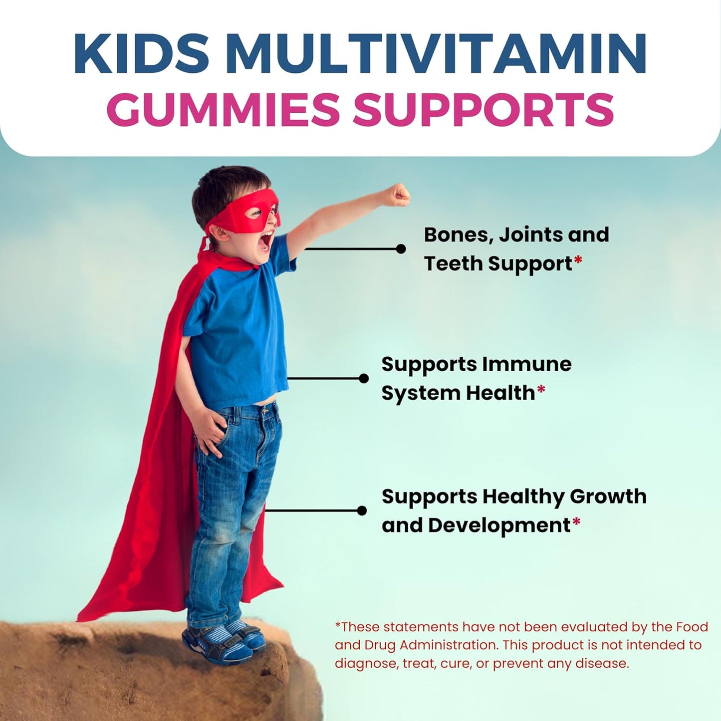Zaytun Halal Kids Multivitamin Gummies with Natural Vitamins - Vegetarian, Gluten-Free, Non-GMO - 90 Fruit Flavored Gummies