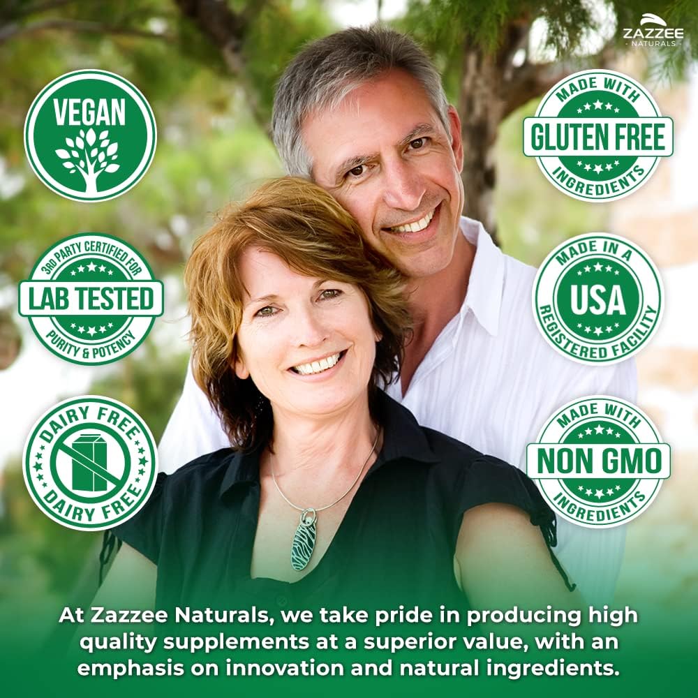 Zazzee OSHA Root Extract Capsules - 500mg, 120 Count - 4 Month Supply - 4X Concentrated & Standardized - Ligusticum porteri - Vegan & Non-GMO