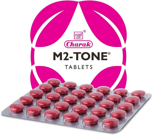 Zeeke Charak Pharma M2Tone Tablets - 90 Tablets for Irregular Menstruation | Women's Health & Wellness