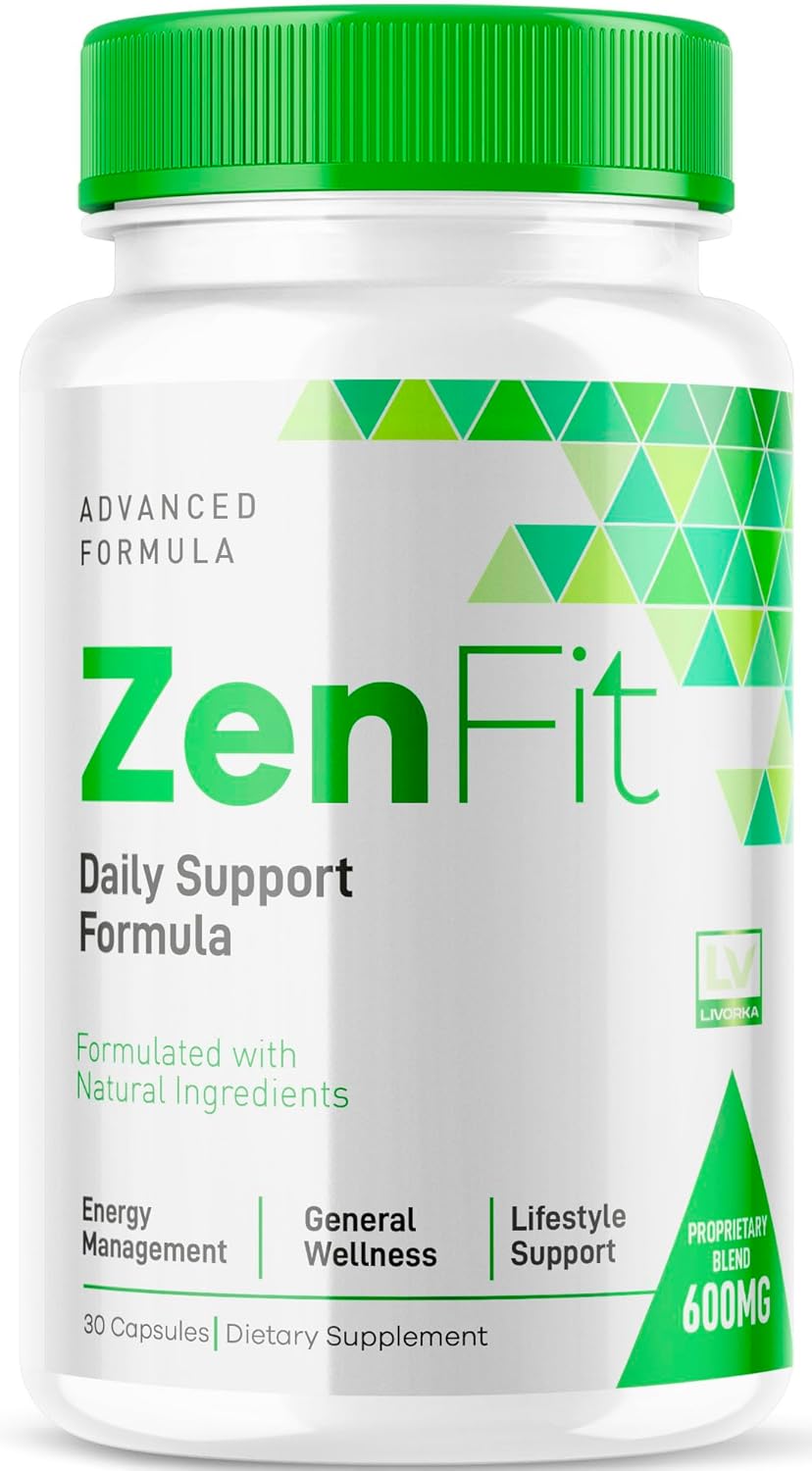 Zenfit Natural Supplement Capsules - Advanced Formula for ZenFit, 30 Capsules, 1 Month Supply
