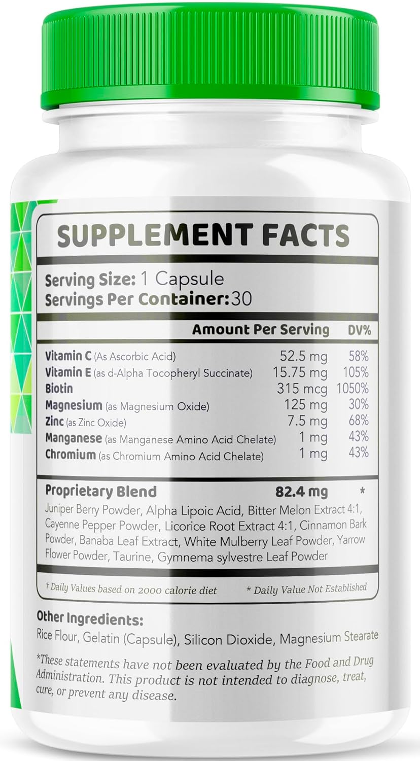 Zenfit Natural Supplement Capsules - Advanced Formula for ZenFit, 30 Capsules, 1 Month Supply