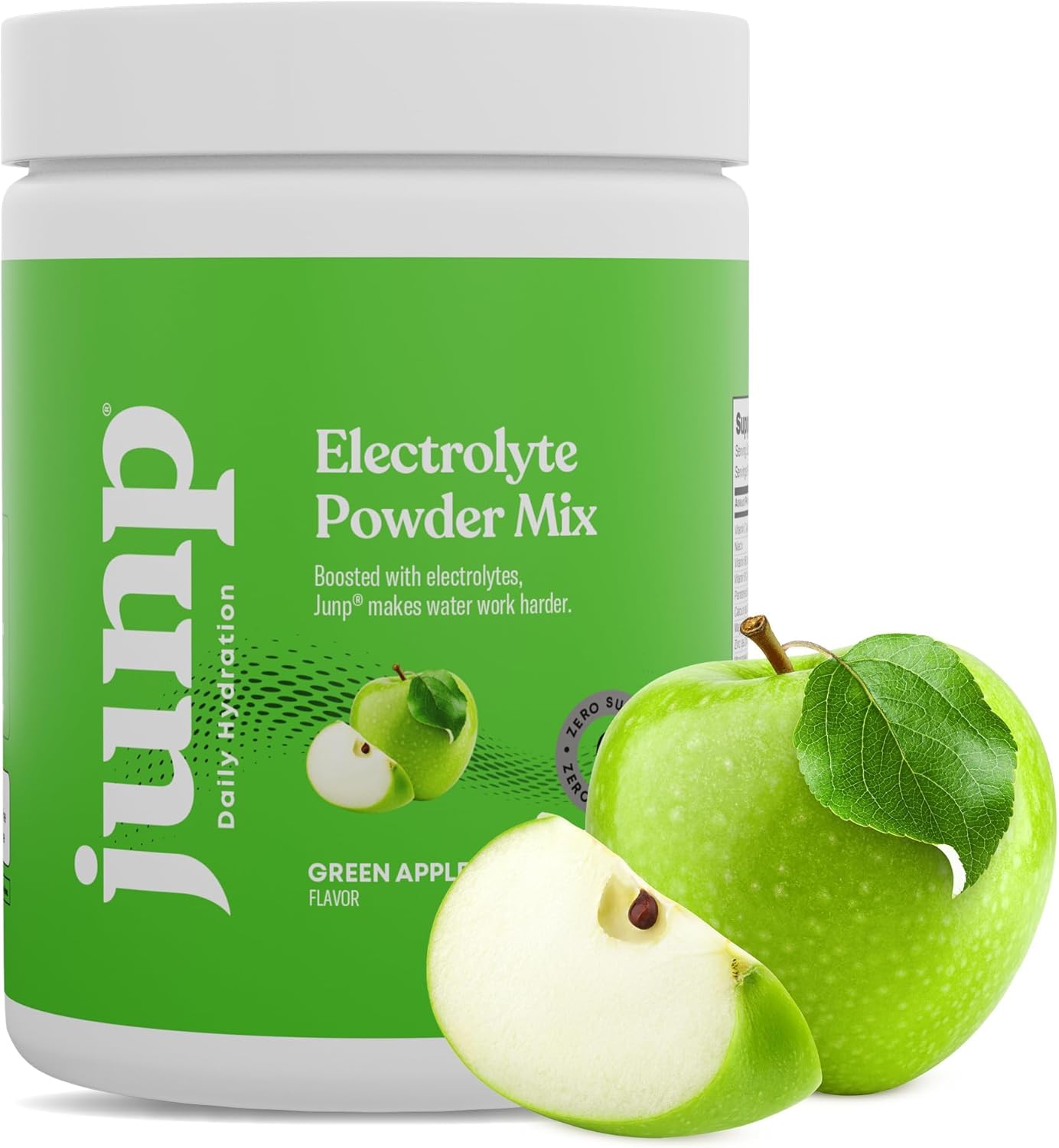 Zero Calorie Green Apple Keto Electrolyte Powder with Potassium & Salt - 90 Servings, Sugar Free & Carb Free Hydration Mix