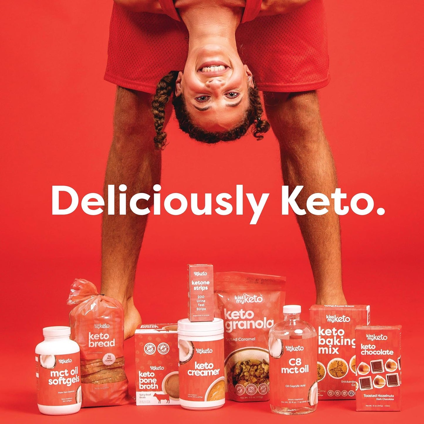 Zero-Carb Keto Coffee Creamer with MCT Oil Powder C8 - Unflavored, Gluten Free (30 Servings)