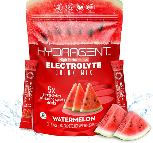 Zero Sugar Electrolyte Stick Packs with 1200mg Core Electrolytes, Magnesium, and Potassium for Hydration and Recovery