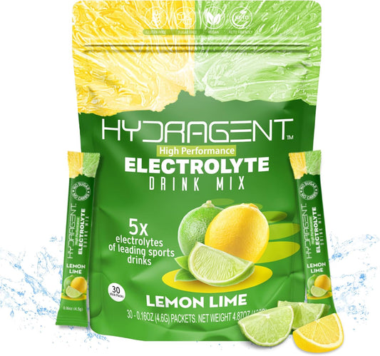 Zero Sugar Electrolyte Stick Packs with 1200mg Core Electrolytes, Magnesium, and Potassium for Hydration & Recovery