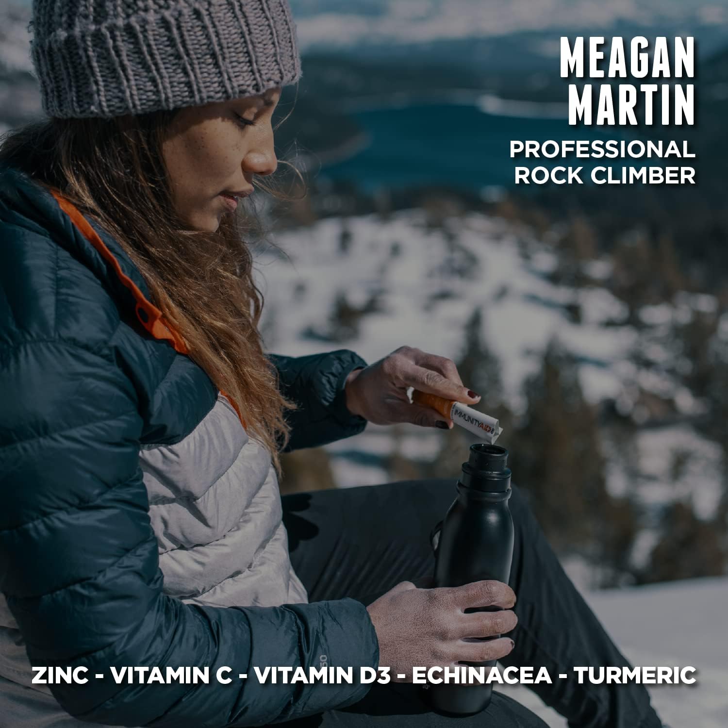 Zero Sugar Immunity + Hydration Packets with Vitamin C, Echinacea, Zinc, Astragalus Root - Keto-friendly, Vegan, Gluten-Free, 5 Calories, Naturally Sweetened - No Caffeine - 14 Pack