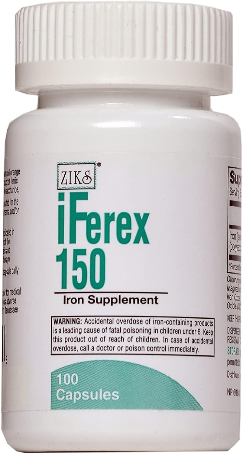 Ziks iFerex 150: Iron Supplement for Enhanced Energy and Immune Support