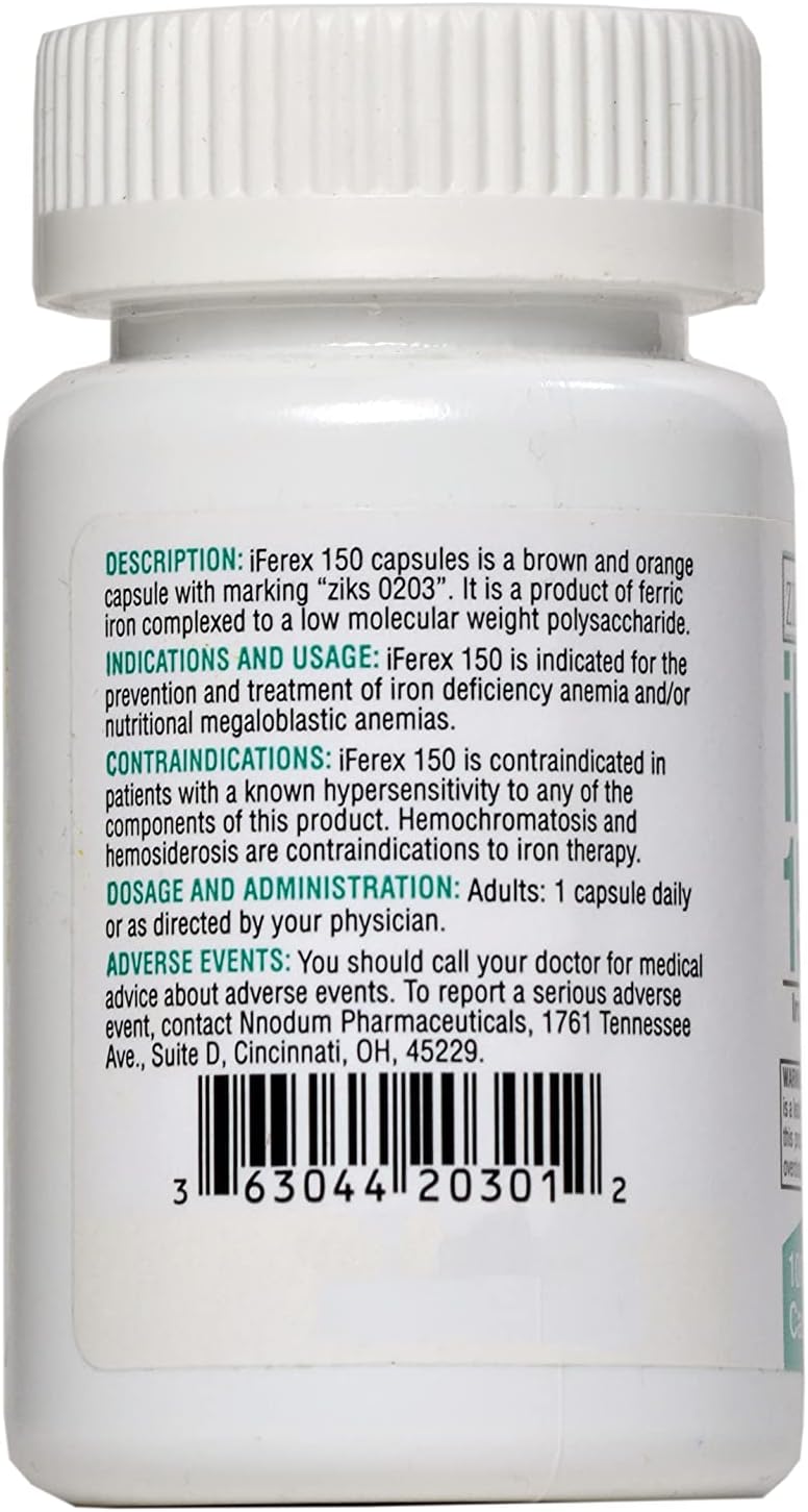 Ziks iFerex 150: Iron Supplement for Enhanced Energy and Immune Support