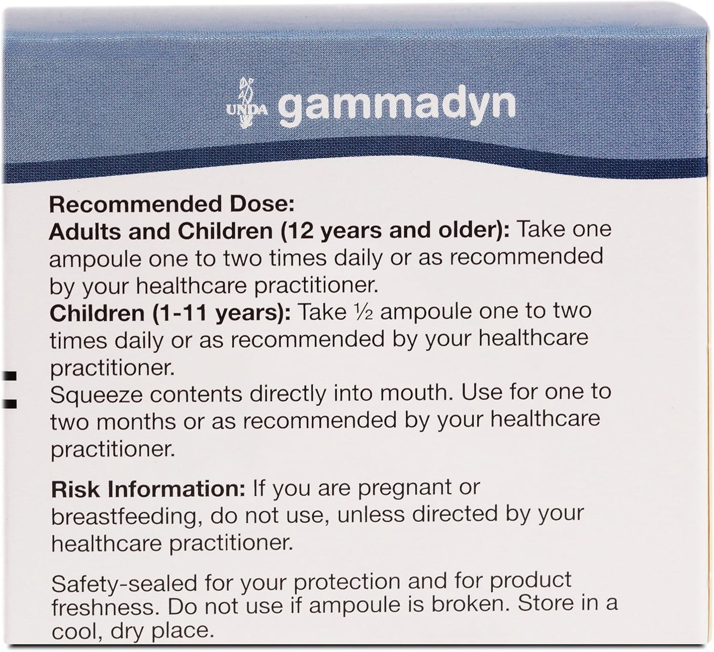 Zinc-Copper Oligo-Element Supplement - UNDA GAMMADYN Zn-Cu - 30 Ampoules