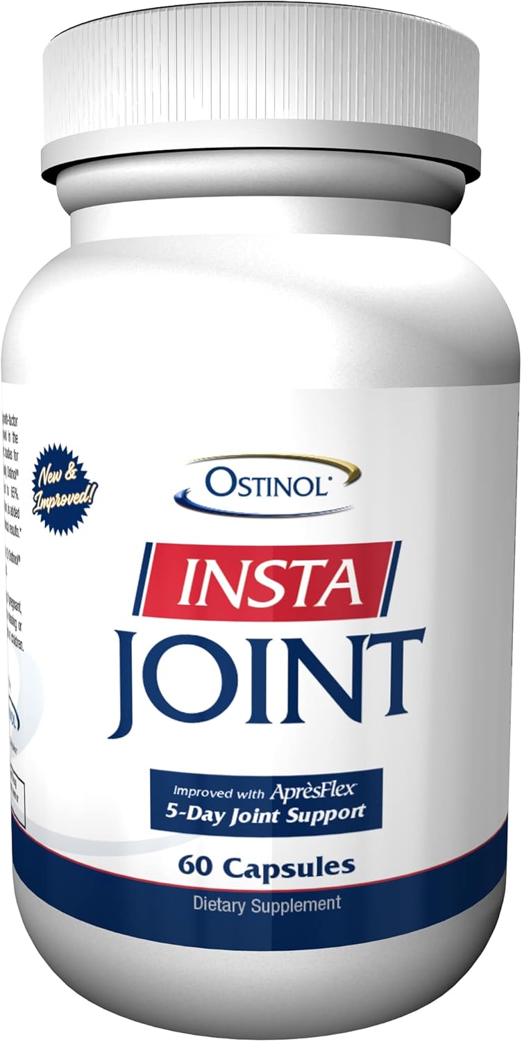 ZYCAL Ostinol Insta Joint - Bone and Joint Support Supplement with Boswellia - 60 Capsules