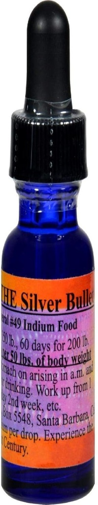 0.5 oz Indiumease Liquid - Natural Silver Bullet Supplement for Health