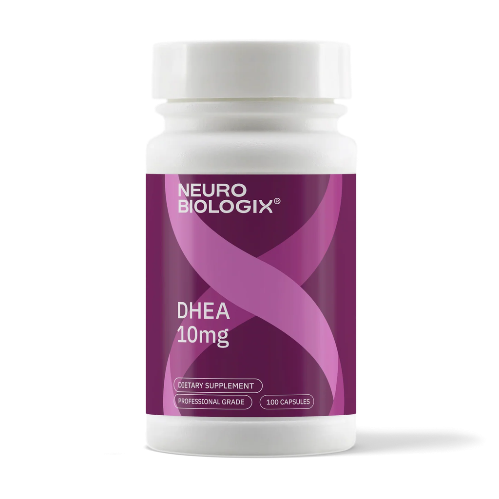 Neurobiologix DHEA 10mg Capsules - Natural Hormone Support Supplement (100 Count)