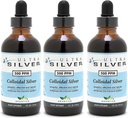 3 Pack of Ultra Silver 500 PPM 4 Ounce Bottles for Immune Support