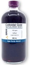 Sirius Metals True Colloidal Gold 100 ppm - High Purity - 500 mL Clear Glass Bottle