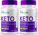Trim Life Keto Capsules - Maximum Strength Advanced Formula Supplement for Natural Slimming Formula - 2 Pack TrimLife Pills Reviews