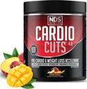 NDS Nutrition Cardio Cuts 4.0 Peach Mango - 20 Servings, Energy Booster Supplement for Cardiovascular Health