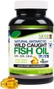 High Potency Wild Caught Omega 3 Fish Oil Supplement with DPA-EPA-DHA - 2,900mg