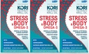 Kori Krill Stress & Body Adaptogen Supplement - Omega-3 & Ashwagandha for Heart, Brain, Eye, Joint Health - 240 Softgels