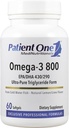 Omega-3 800 Fish Oil Supplement for Heart, Cognitive, and Joint Health - 60 Softgels with EPA and DHA