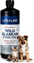 Wild Alaskan Fish Oil Omega-3 Supplement for Pets - Promotes Skin & Coat Health, Brain Function, Eye & Heart Health - 32oz Bottle