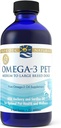 Omega-3 Fish Oil for Medium to Large Dogs - 8 oz - Promotes Heart, Skin, Coat, Joint, & Immune Health - Nordic Naturals Omega-3 Pet - 1518 mg Omega-3 Per Teaspoon