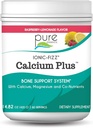 Pure Essence Labs Ionic Fizz Calcium Plus - Raspberry Lemonade - Strong Bones Formula with Vitamins A, B, C, D, & Potassium - 14.82 oz