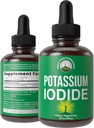 Vegan Liquid Potassium Iodide Drops for Thyroid Health. 1 Year Supply. Enhanced Absorption vs Pills, Gluten Free, USA Made.