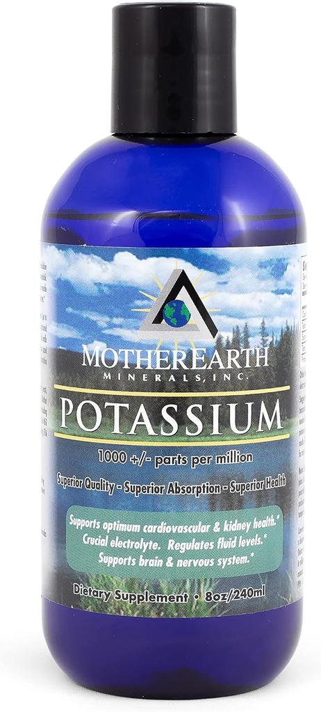 Angstrom Potassium Minerals - 8 Ounce Bottle from Mother Earth Minerals