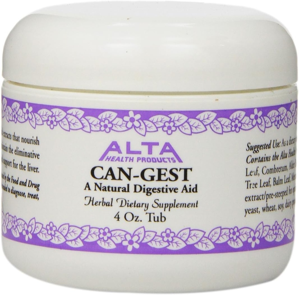 Alta Health Can-Gest Powder - 4 Ounce Size for Digestive Support