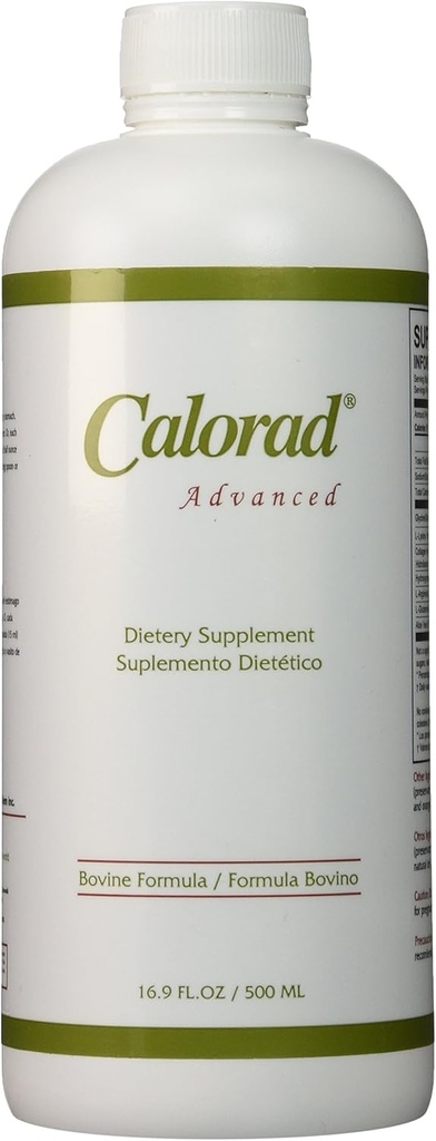 Calorad Advanced Dietary Supplement 16.9oz - Pack of 2 Bottles for Weight Management & Muscle Support