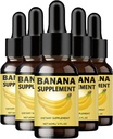 Organic Banana Extract Liquid for Men and Women - Pack of 5