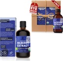 Wild Bilberry Extract Liquid Supplement - 3 Bottles x 3.4oz - High Bioavailability Anthocyanin-Rich European Blueberry for Eye Health - Alcohol-Free Jungle Powders