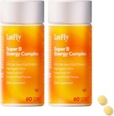 Vitamin B Complex Tablets with Taurine for Immune Support and Energy Metabolism - 120 Tablets for Men & Women