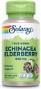 Solaray Echinacea and Elderberry Capsules - 440 mg | 100 Count - Immune Support Supplement