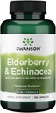 Elderberry Agaricus Echinacea Immune Support Formula Capsules 400mg Elderberry, 400mg Agaricus Blazei, 200mg Echinacea 120ct