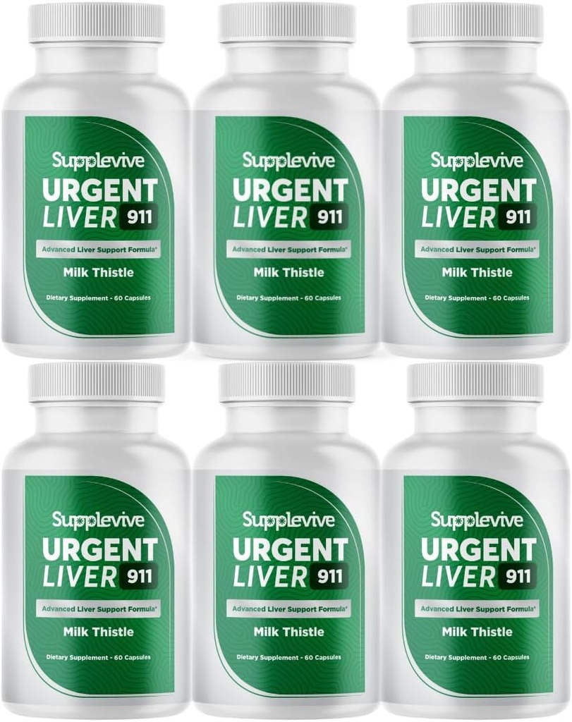 Liver Support Supplement with Milk Thistle, Dandelion Root, and Artichoke Extract for Detox & Repair - 60 Capsules