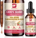 2 Fl Oz Lion's Mane Mushroom Liquid Drops with Sea Moss Complex - Memory, Focus, and Immunity Support