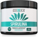 California Grown Zhou Spirulina Powder - Nutrient-Rich Superfood for Smoothies & Juices - 100% Pure, Vegan & Non-GMO - 6 oz, 48 Servings