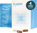 Daily Brain Support Supplements with Nootropics - Lion's Mane & Alpha GPC for Focus & Clarity (24 Servings)