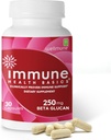 Ultra Strength Immune Support Capsules with Wellmune Beta Glucan - Clinically Proven for Immunity - Gluten-Free, Non-GMO, Vegan - 30 Capsules, 250 mg