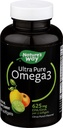 Ultra Pure Omega-3 Fish Oil Supplement Softgels, Citrus Punch Flavor, 60 Ct by Nature's Way
